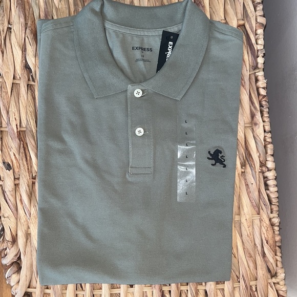 Express Shirts Express Green Short Sleeve Polo Poshmark